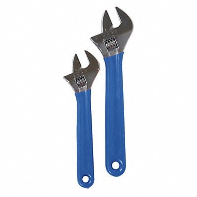 Adj. Wrench Sets Steel Chrome 4 to 6