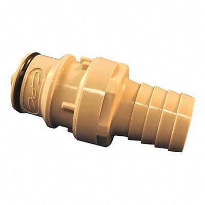 Coupler Polypropylene Gray Push In