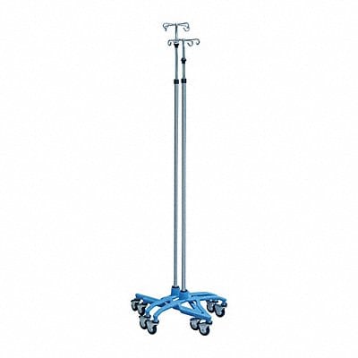 IV Pole Stainless Steel Blue