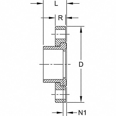 Van Stone Flange 6 in Schedule 80