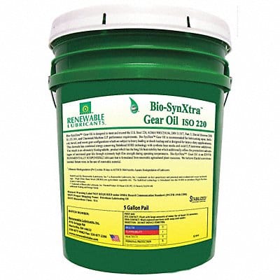 Biodegradable EP Gear Oil 5 Gal