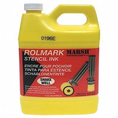 Stencil Ink Jug Yellow 1 qt.