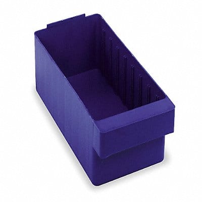 F1577 Drawer Bin Blue Polystyrene 4 5/8 in