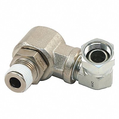 Swivel 90 Deg Steel 1/2 in FNPT Inlet