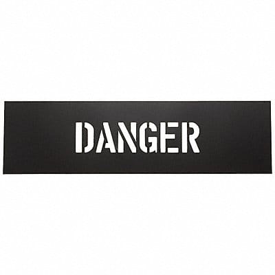 Safety Stencil Danger PVC Plastic