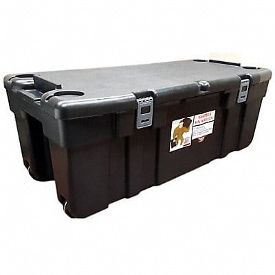 Mobile Storage Trunk Black PP 14 in