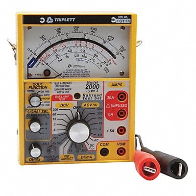 Analog Railroad Tester 600V 25 to 400 Hz