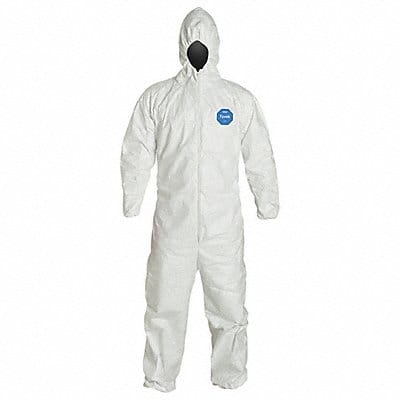 Hooded Coveralls 7XL Wht Tyvek 400 PK25