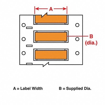 Wire Marking Sleeves Orange 2 In W