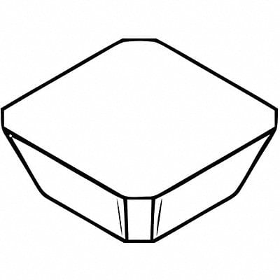 Square Milling Insert 12.70mm Carbide