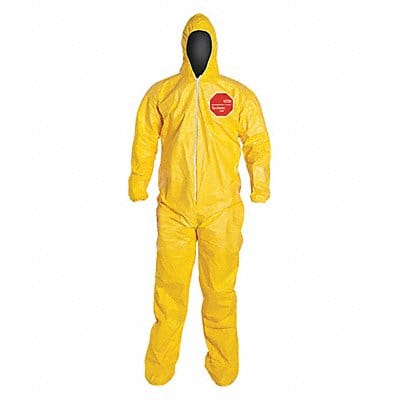 D2255 Coveralls 6XL Ylw Tychem 2000 PK12