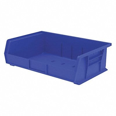 F8695 Hang and Stack Bin Blue Plastic 5 in