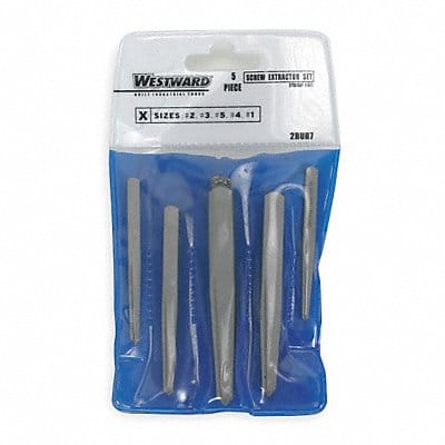 Screw Extractor Set 5pc HCS Pouch