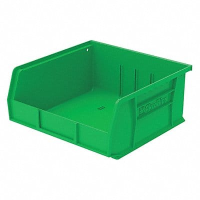 F8699 Hang and Stack Bin Green Plastic 5 in