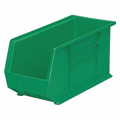 F8694 Hang and Stack Bin Green Plastic 9 in