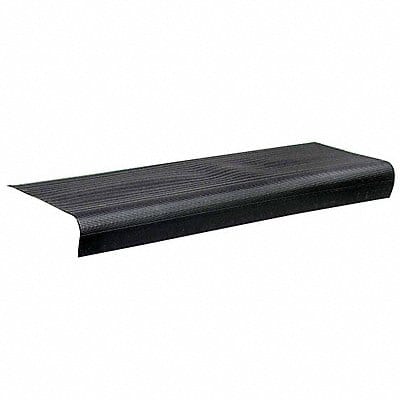 Stair Tread Cover Black 24in W Vinyl