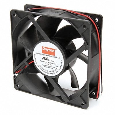 Axial Fan Square 4-11/16 H 170 CFM