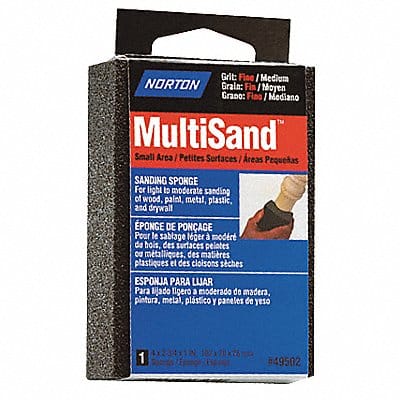 Sanding Sponge 2 3/4in W 4in L PK6