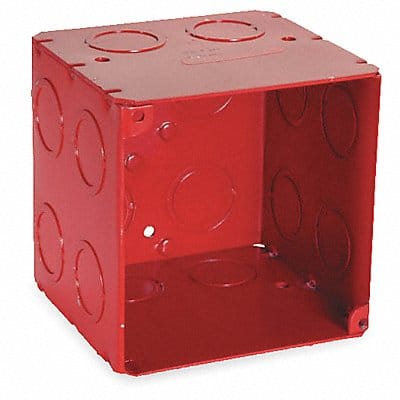 Electrical Box 40.5 cu in Red 2 Gang