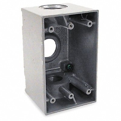 Weatherproof Box 3/4 in Hub 3Inlet