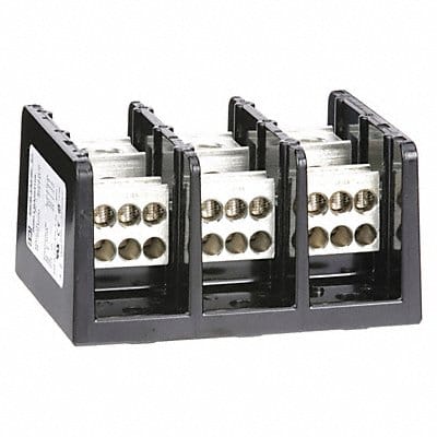 Power Distr Block Al/Cu 600V AC/DC