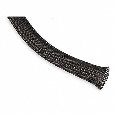 Braided Sleeving 0.125 in 10 ft Black