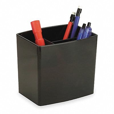 Pencil Cup Large Blk Plastic