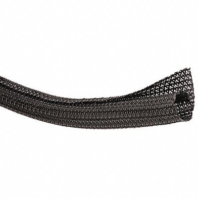 Braided Sleeving 0.125 in 25 ft Black