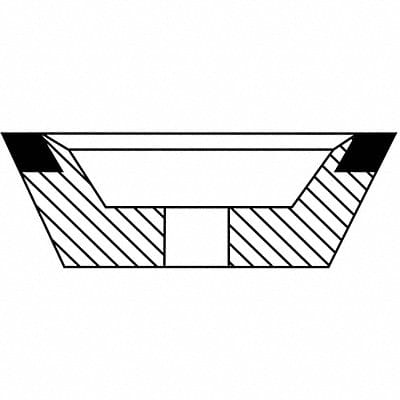 Flaring Cup Wheel 3-3/4In 100 11V9