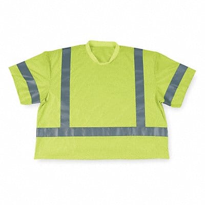 T-Shirt Polyester Mesh Lime XL