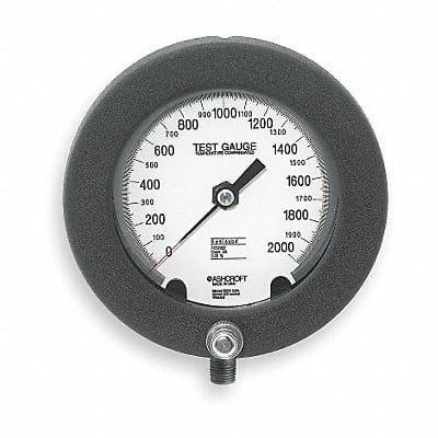 D0813 Pressure Gauge 0 to 2000 psi 4-1/2In