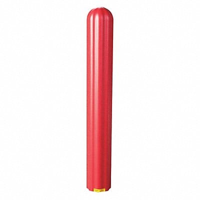 F0486 Bollard Cover Red 5 4/5 in Dia