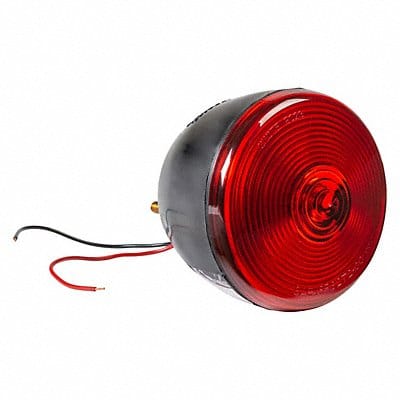 Combination Lamp Round Red