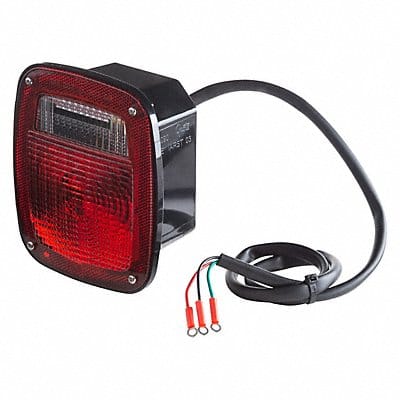 Stop/Turn/Tail Light Square Red 5-3/4 L