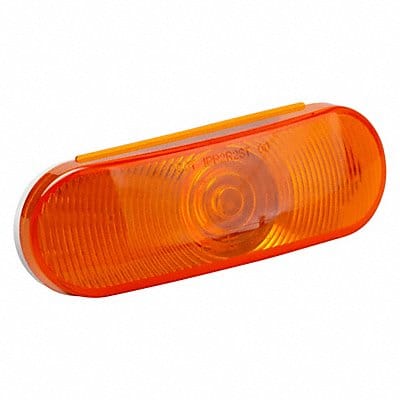 Stop/Turn/Tail Light Oval Yellow 6-1/4 L