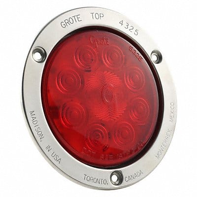 Stop/Turn/Tail Light Round Red