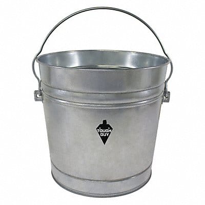 Bucket 10 gal Silver