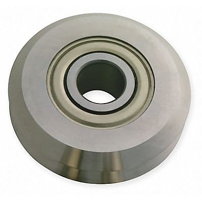 V-Guide Wheel Bearing Bore 0.3750 In