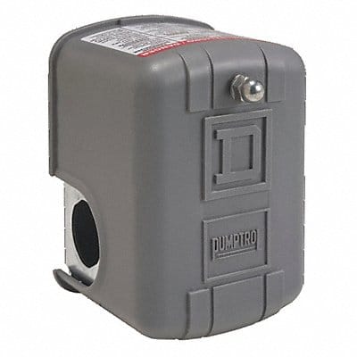 Pressure Switch Reverse 4 to 25 psi DPST