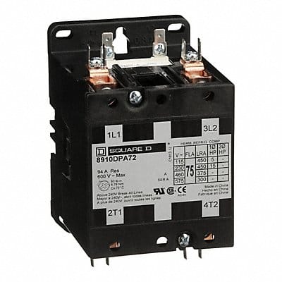 H2641 DefPurpContactor 220/208-240VAC 3P 75A