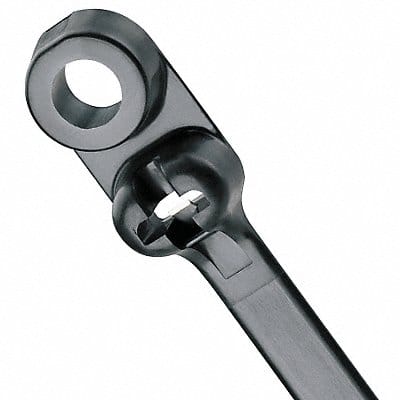 Cable Tie Mountable 8.5 in Blck PK100