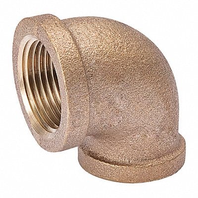 90 Reducing Elbow Red Brass 1 x 3/4 in