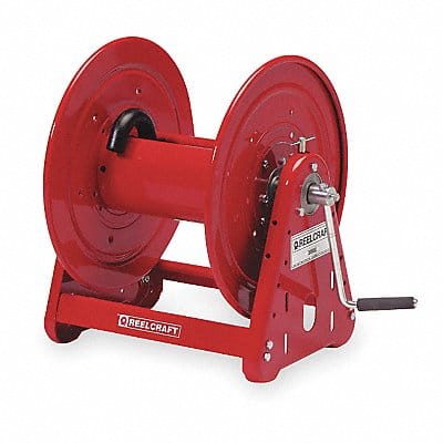 Hand Crank Hose Reel 225 ft 3/4 ID Red