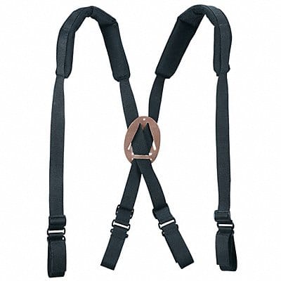 Suspenders Black Universal Adjustable