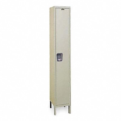 K4077 Wrdrb Lockr Solid 1 Wide 1 Tier Tan