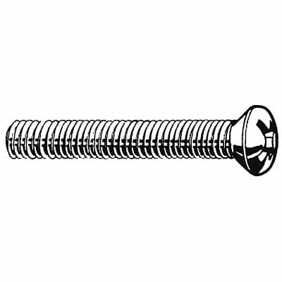 Mach Screw Oval 1/4-20 x 1 L PK50