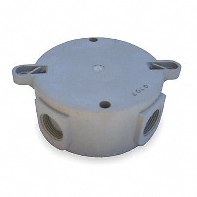 HazLocCeilngBox 4 3/4 L 4 3/4 W 2 H Gray