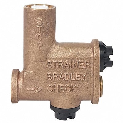 Stop Strainer Check Valve Kit Brass 3in