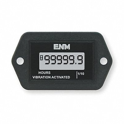 Hour Meter LCD Flange Rectangular