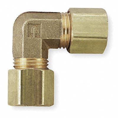 Union Elbow Brass Comp 1/2In PK10